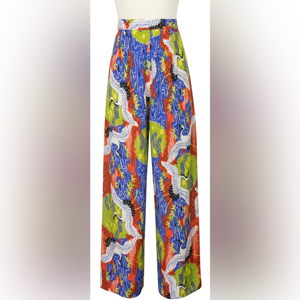 Trashy Diva Cranes lounge pants in original color way